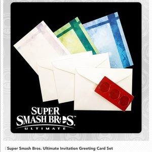 Super Smash Bros. Invitation Greeting Card Set
